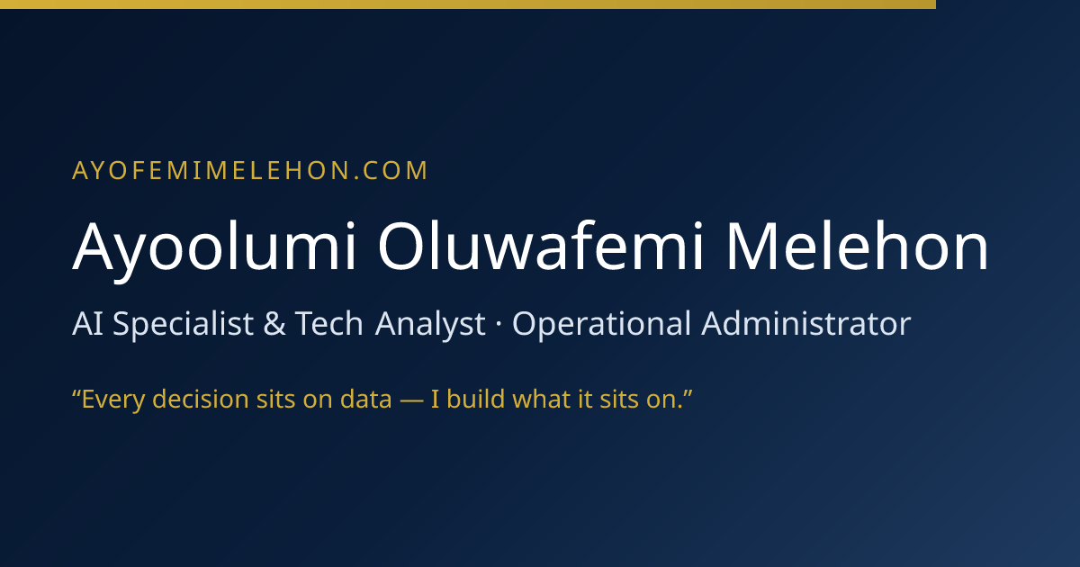 ayofemimelehon.com — personal branding site