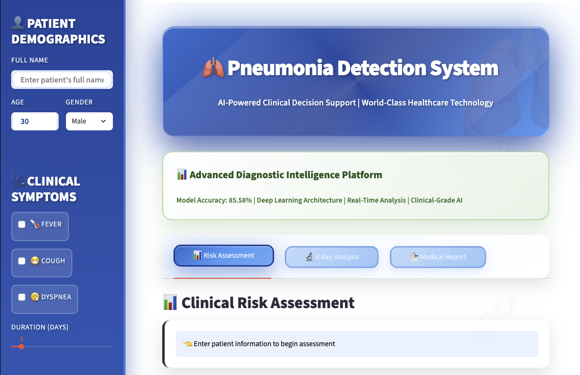 AI-Powered Pneumonia Detection System