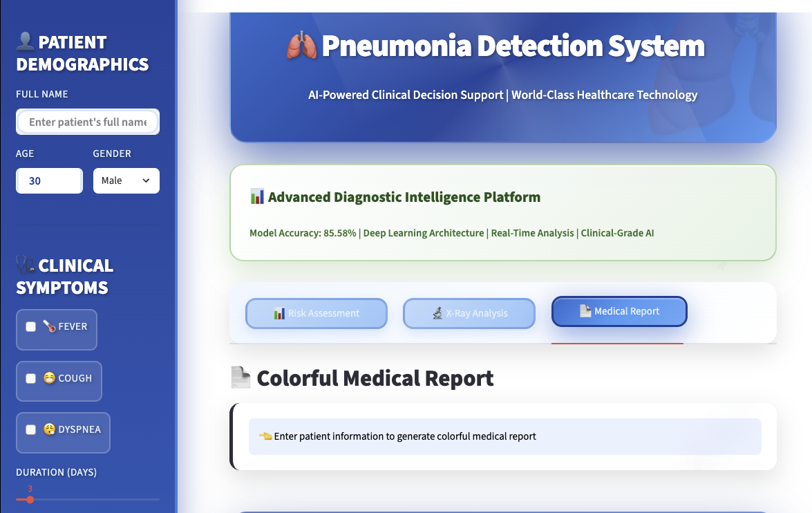 AI-Powered Pneumonia Detection System screenshot 2